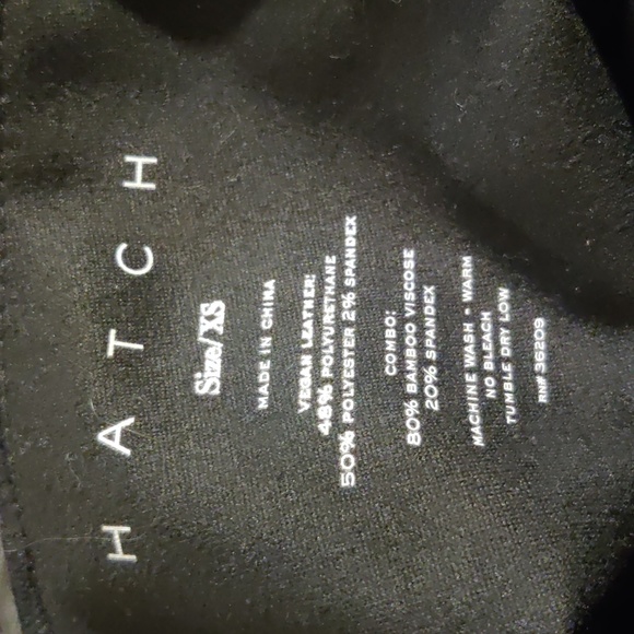 Hatch The Faux Leather Kara Pant Size XS - Picture 8 of 9